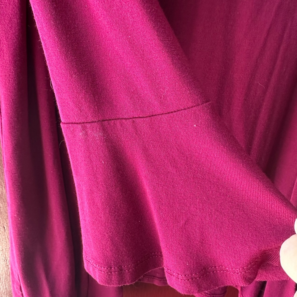 Kim Rogers Magenta Open Front Cardigan - Picture 5 of 5